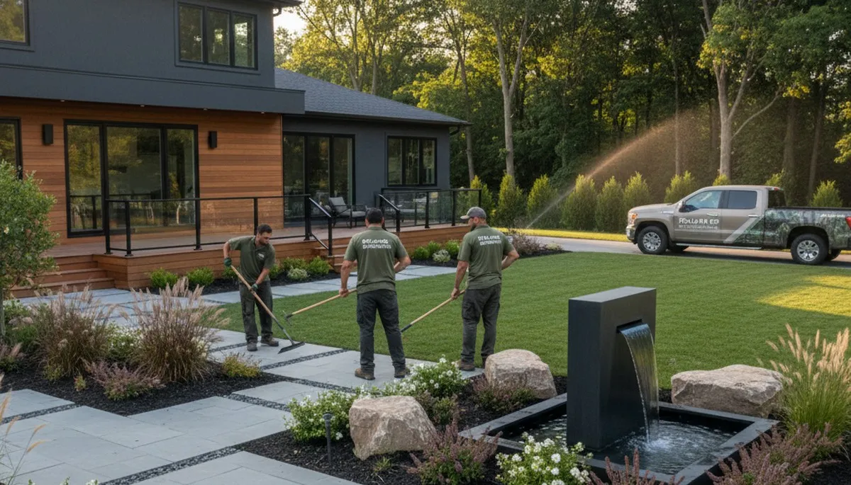 Baltimore, MD landscaping service for residential and commercial yard maintenance