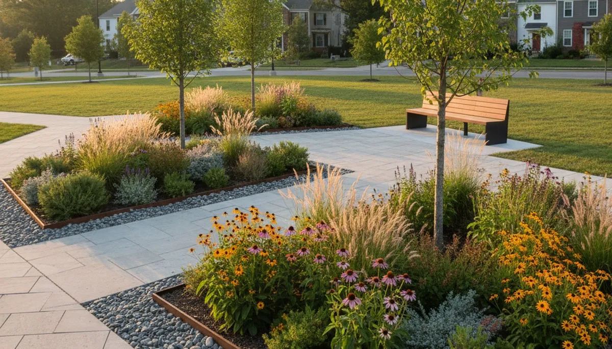 Landscaping team serving Baltimore, MD with professional residential and commercial yard care