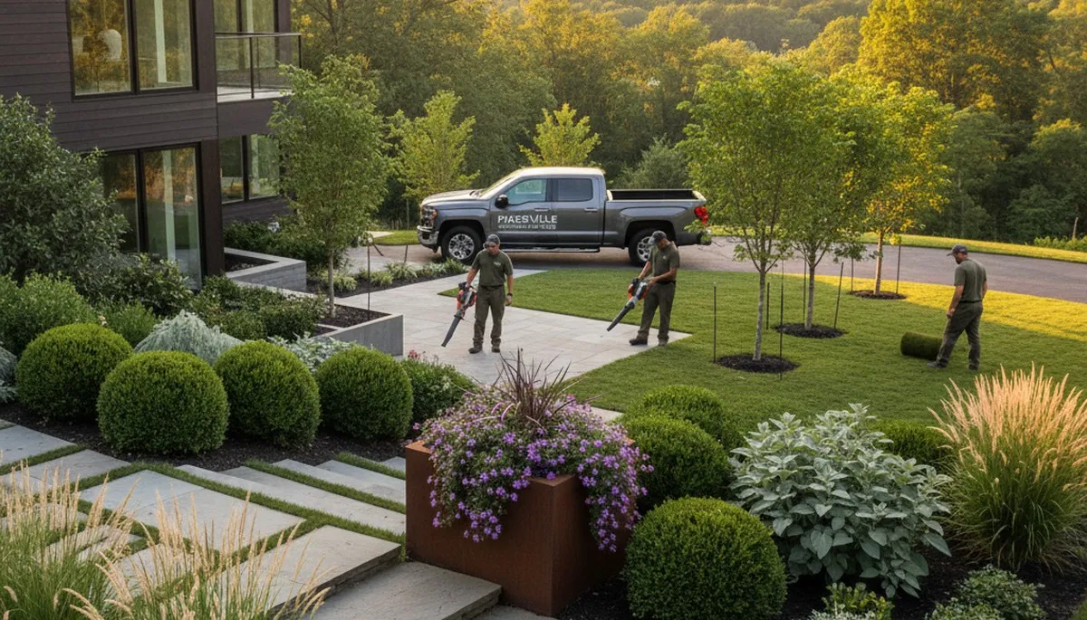 Baltimore, MD landscaping services by LandscapersInBaltimore.com for residential and commercial outdoor care