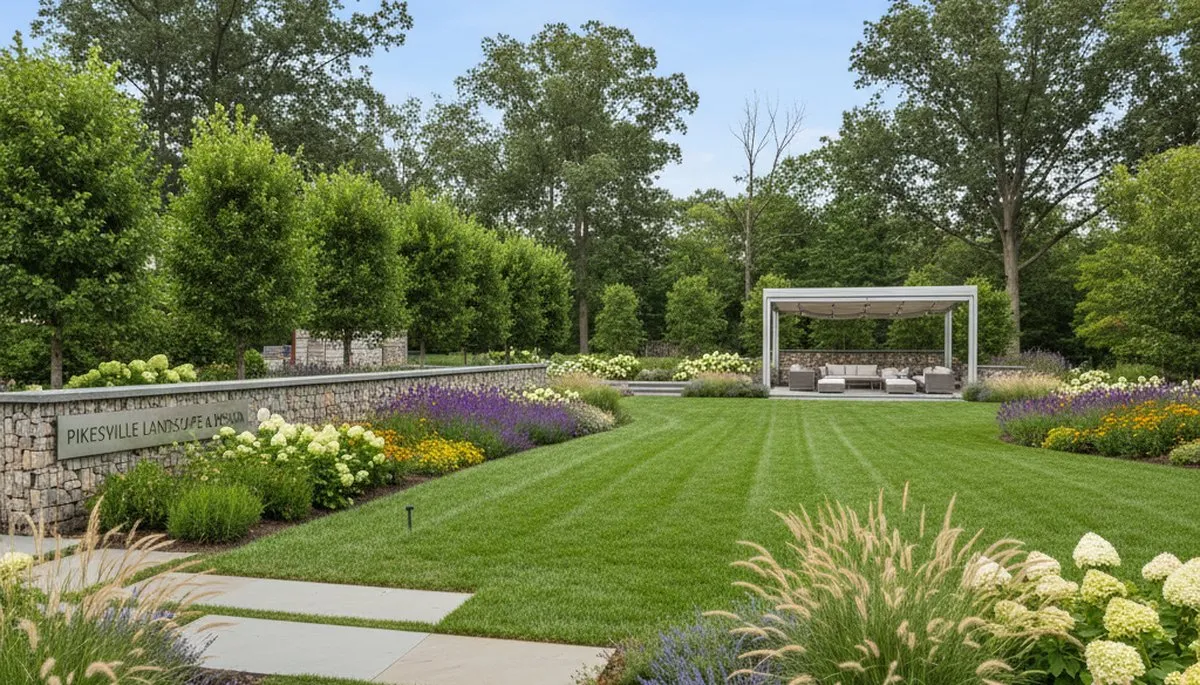 Landscaping crew serving Baltimore, MD with professional lawn and garden care services