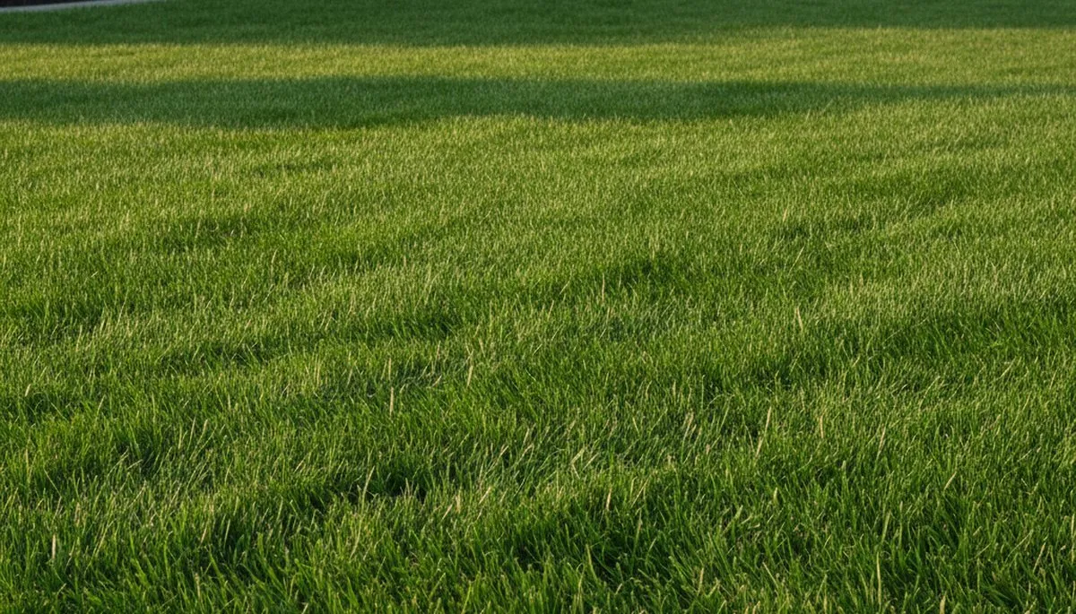 Lush green residential lawn showing professional turf care results by Chop Chop Landscaping in Baltimore MD