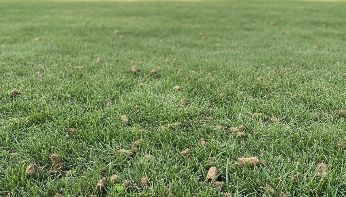 Baltimore MD lawn recovering after professional aeration showing healthier turf and soil improvement